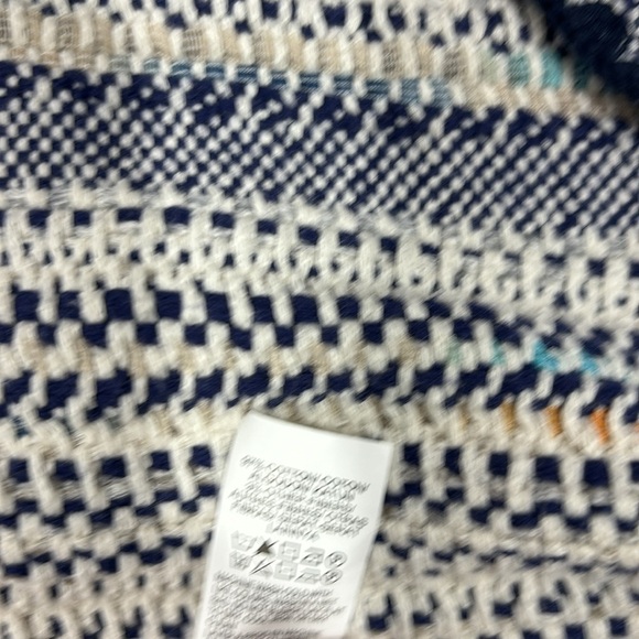 Lucky Brand Boho Woven Cotton Jacket Size Small - Picture 8 of 9